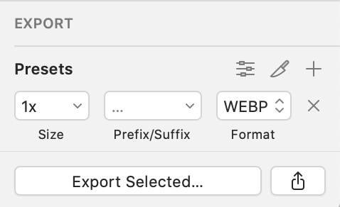 WebP export settings in Sketch